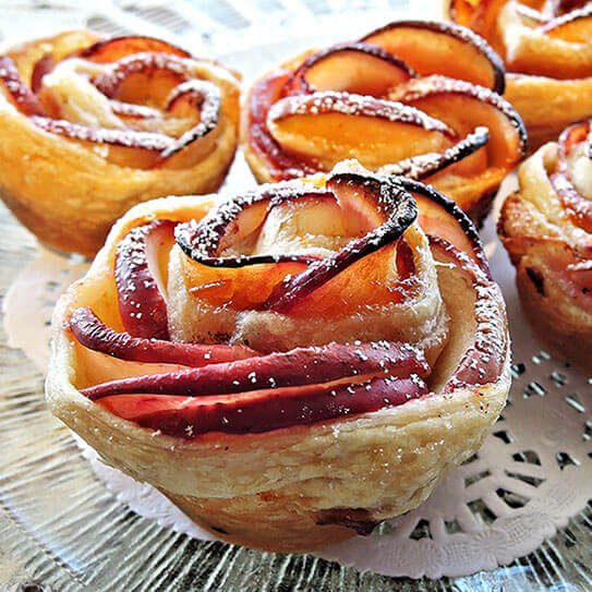 sugar rose pastries