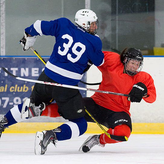 hockey fight leading to tooth injury